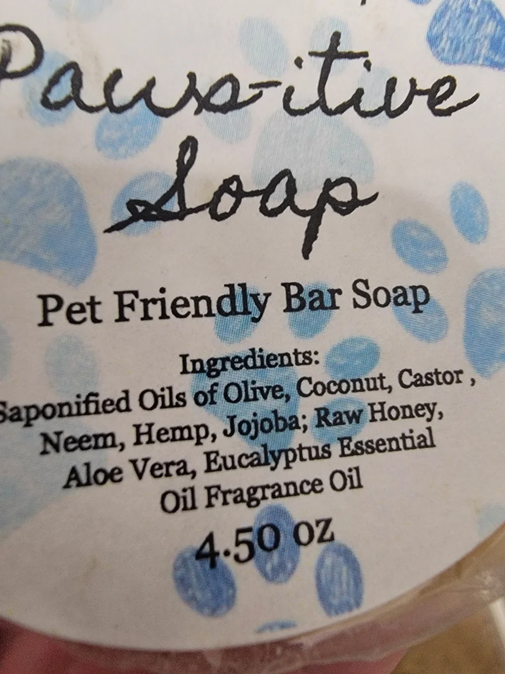 Pawsitive Pet Friendly Bar Soap
